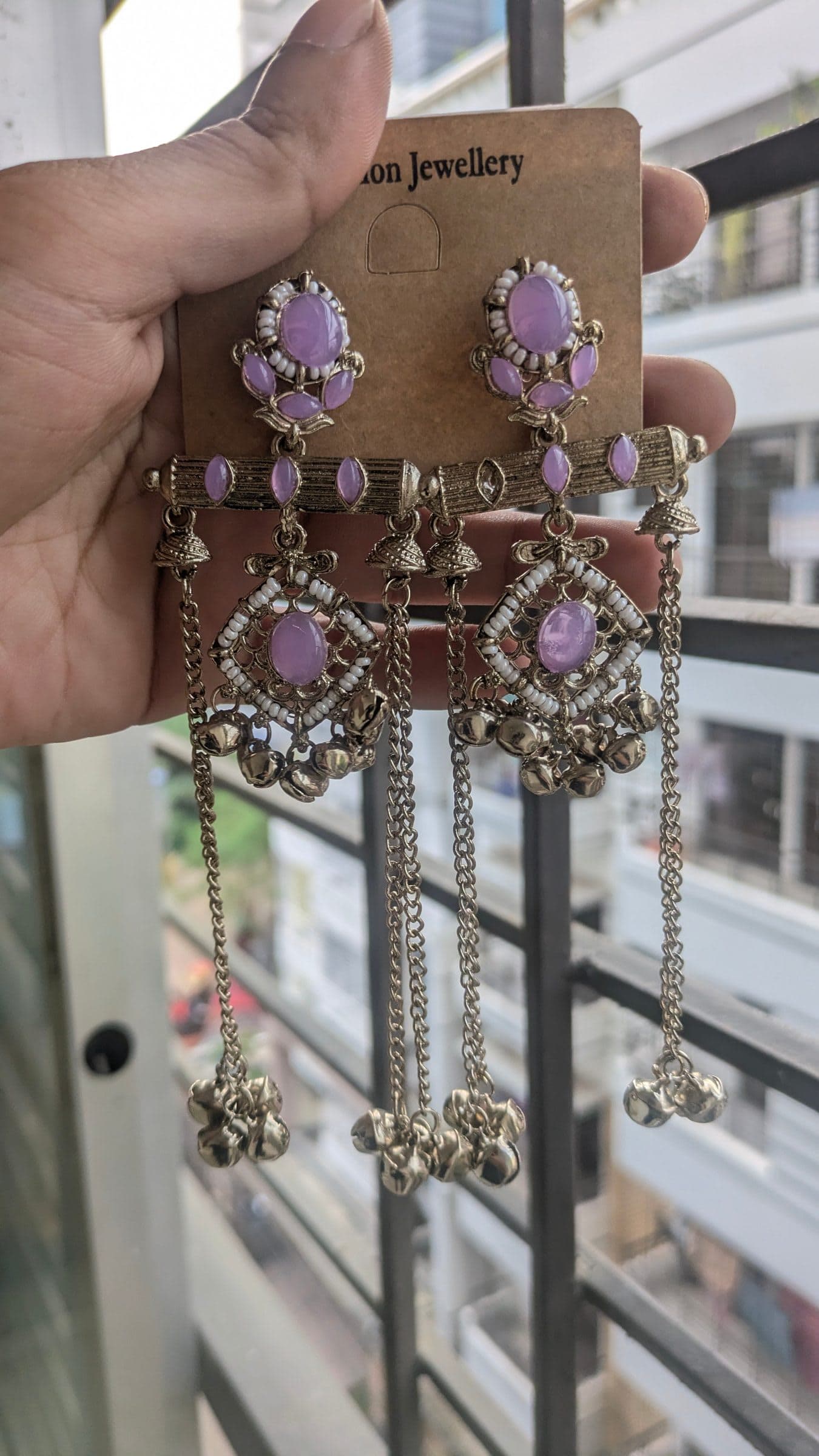 Traditional Kashmiri Jhumka Earrings for Elegant Style — image 1