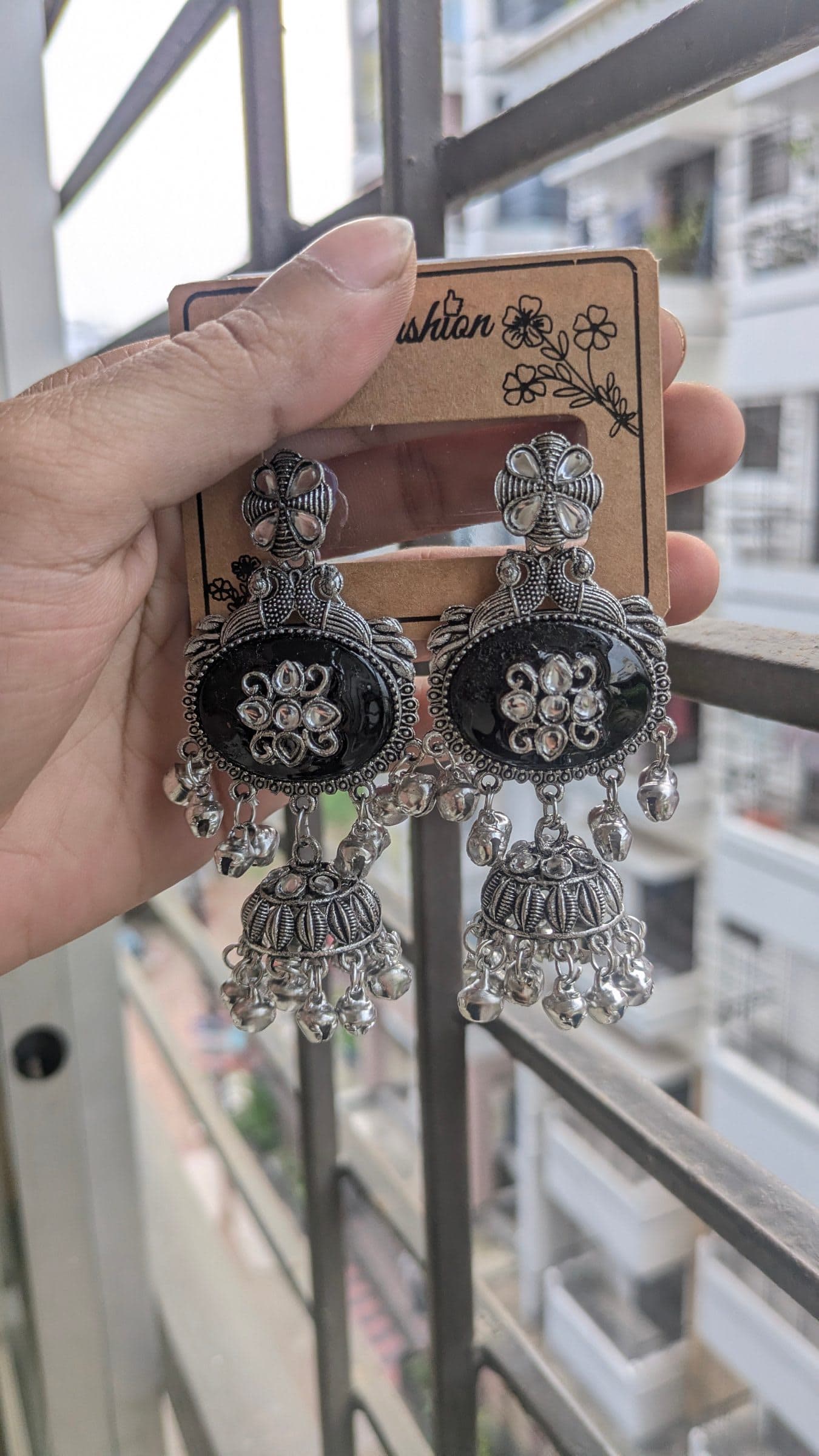 Elegant Kashmiri Jhumka Earrings for Traditional Attire — image 1